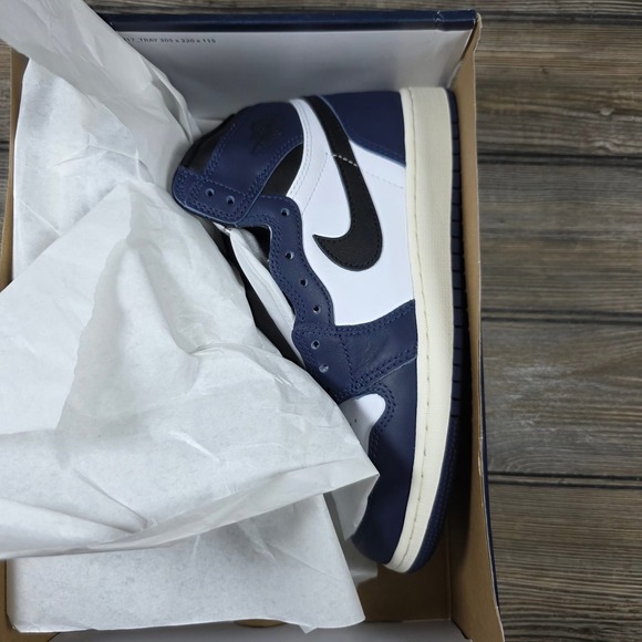 Nike Air Jordan 1 Retro High OG GS Midnight Navy FD1437-401 6.5Y (fits 8W) - Picture 1 of 8